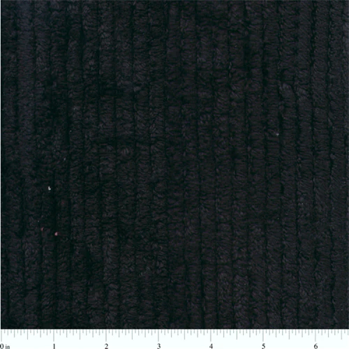 10 YD Bolt-Black Cotton Chenille Fabric