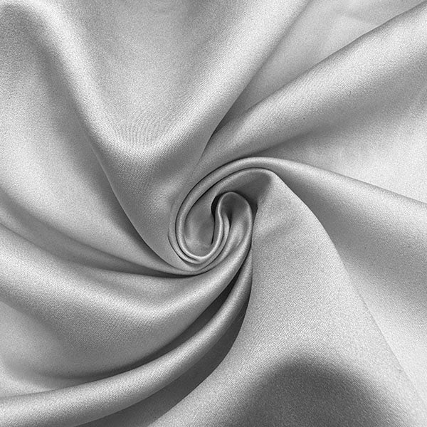 15 YD Bolt-Silver Bridal Satin Fabric