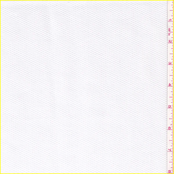 15 YD Bolt-White Pique Fabric