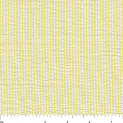 15 YD Yellow Stripe Seersucker Fabric
