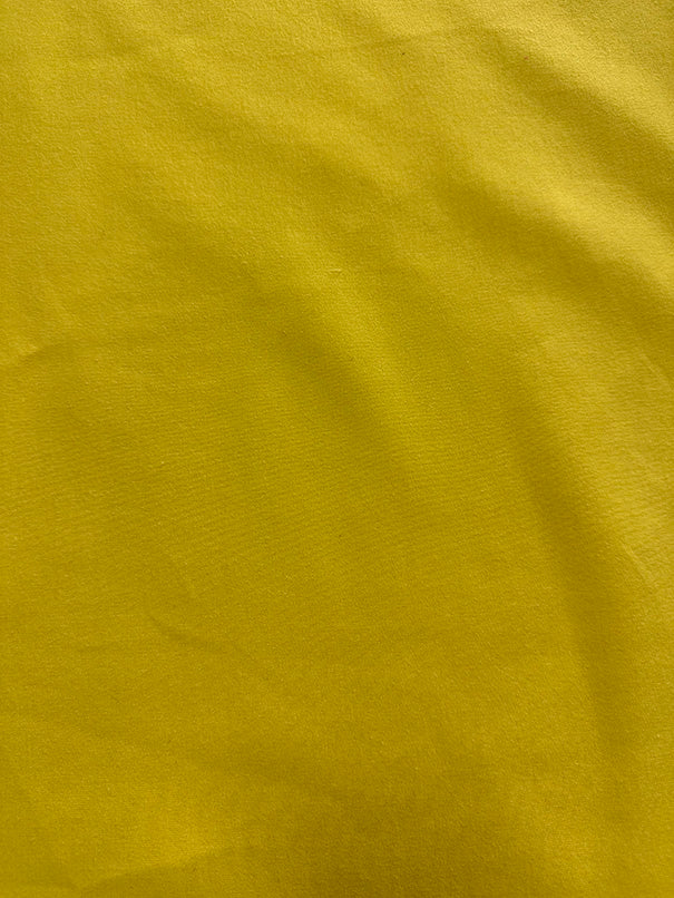 2 1/2 YD PC-Bright Yellow French Terry Knit Fabric - Image 2