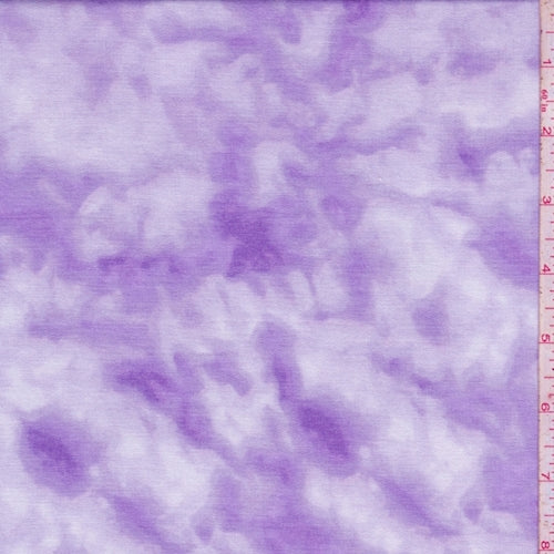 2 5/8 YD PC-Purple Mist Mottled Baby French Terry Knit Fabric