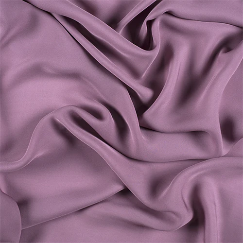 2 YD PC-Runway Silks Mauve Silk Double Georgette Fabric - Reorderable