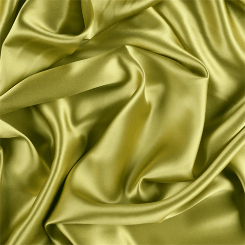 2 YD PC-Runway Silks Chartreuse Silk Charmeuse Fabric - Reorderable