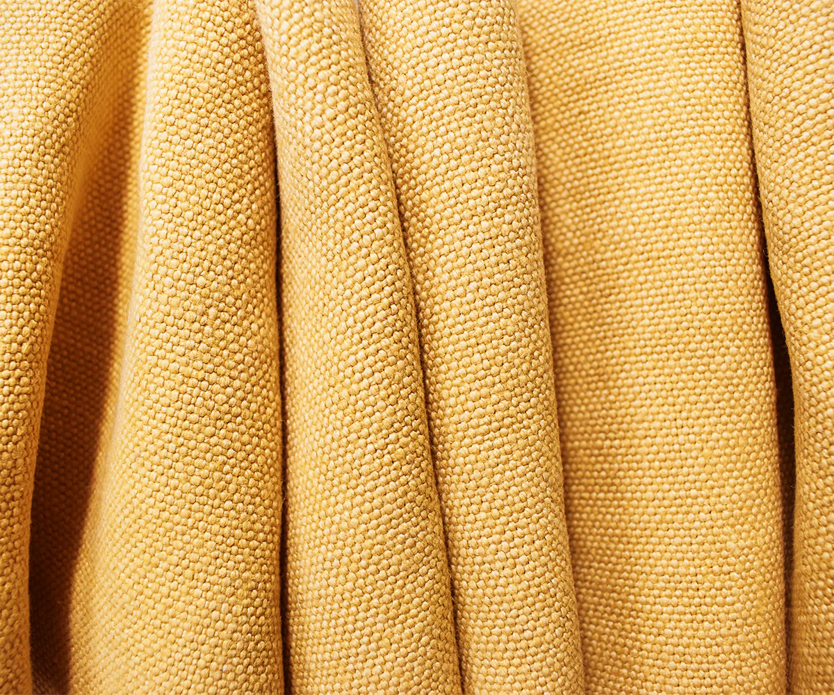 3 YD PC-Yellow Moygashel Washed Irish Linen Solid Home Decorating Woven Fabric - Image 3