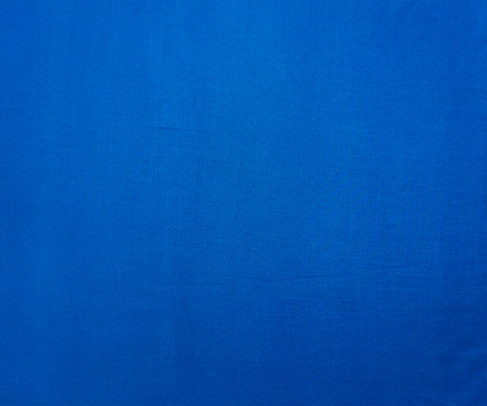 Aegean Blue Rayon Solid Challis Woven Fabric - Image 4