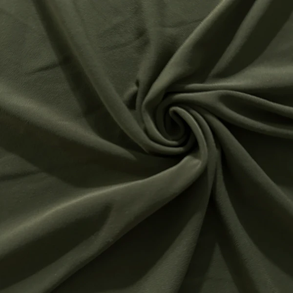 Bark Olive Brown ITY Jersey Knit Fabric