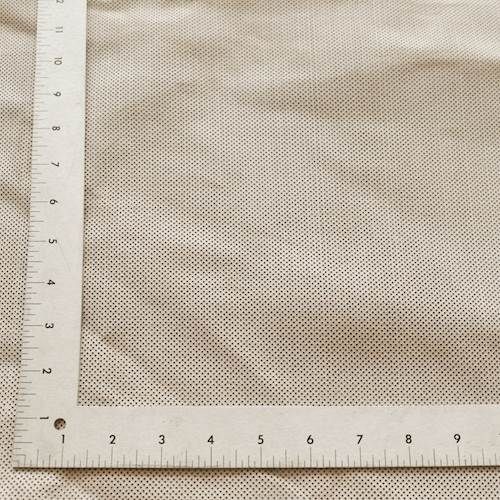 Beige Dotted Lasercut Leather Hide - Image 2