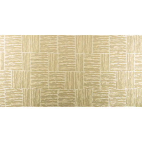 Beige/Ivory Linear Contemporary Jacquard Upholstery Fabric - Image 2