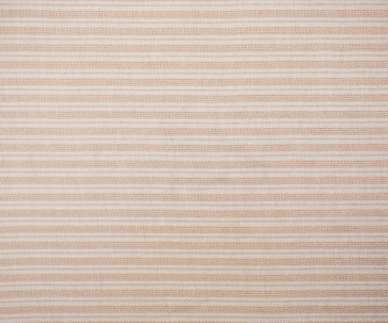Beige-White Rayon Cotton Stripe Dobby Woven Fabric - Image 3
