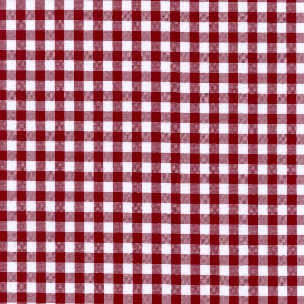 Berry 1/4 Inch Gingham Fabric - Reorderable