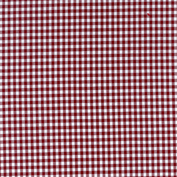 Berry 1/8 Inch Gingham Fabric - Reorderable