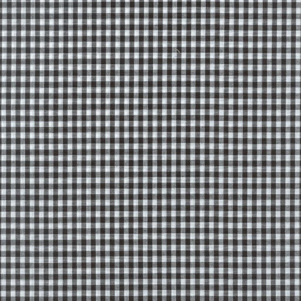 Black 1/8 Inch Gingham Fabric - Reorderable