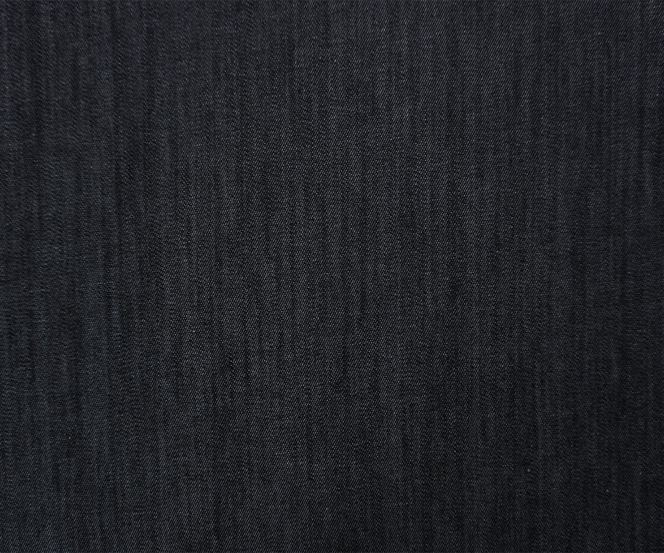 Black 8.5 oz. Candiani Cotton Blend Twill Denim Woven Fabric - Image 4