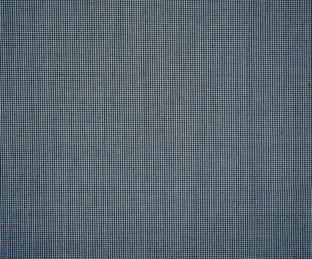 Black-Gray Poly-Wool Texture Striped Pattern Suiting Woven Fabric
