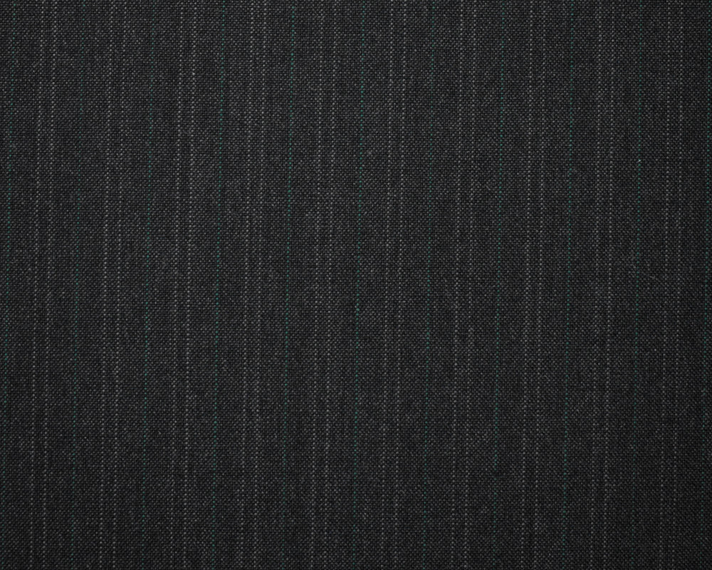 Black-Green Tropical Wool Poly Stripe Woven Shirting Fabric - Image 4