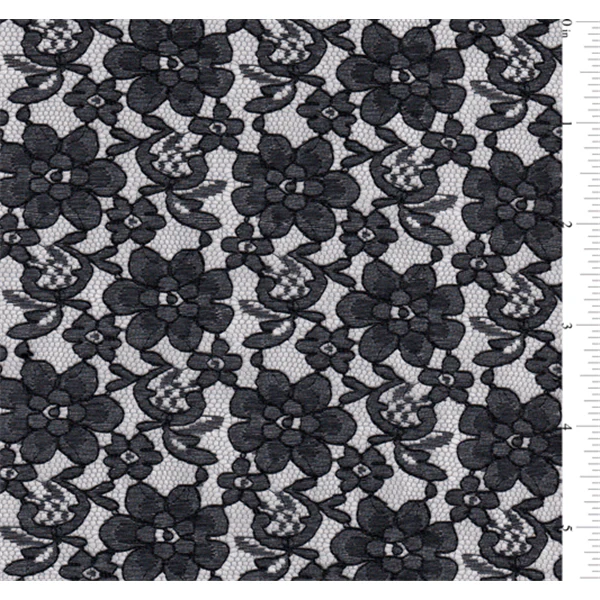 Black Lace Fabric - Reorderable