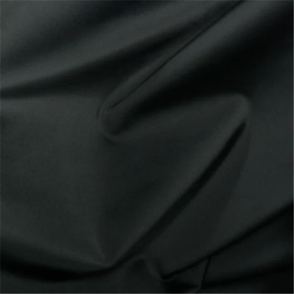 Black Matte Tricot Bolt Fabric