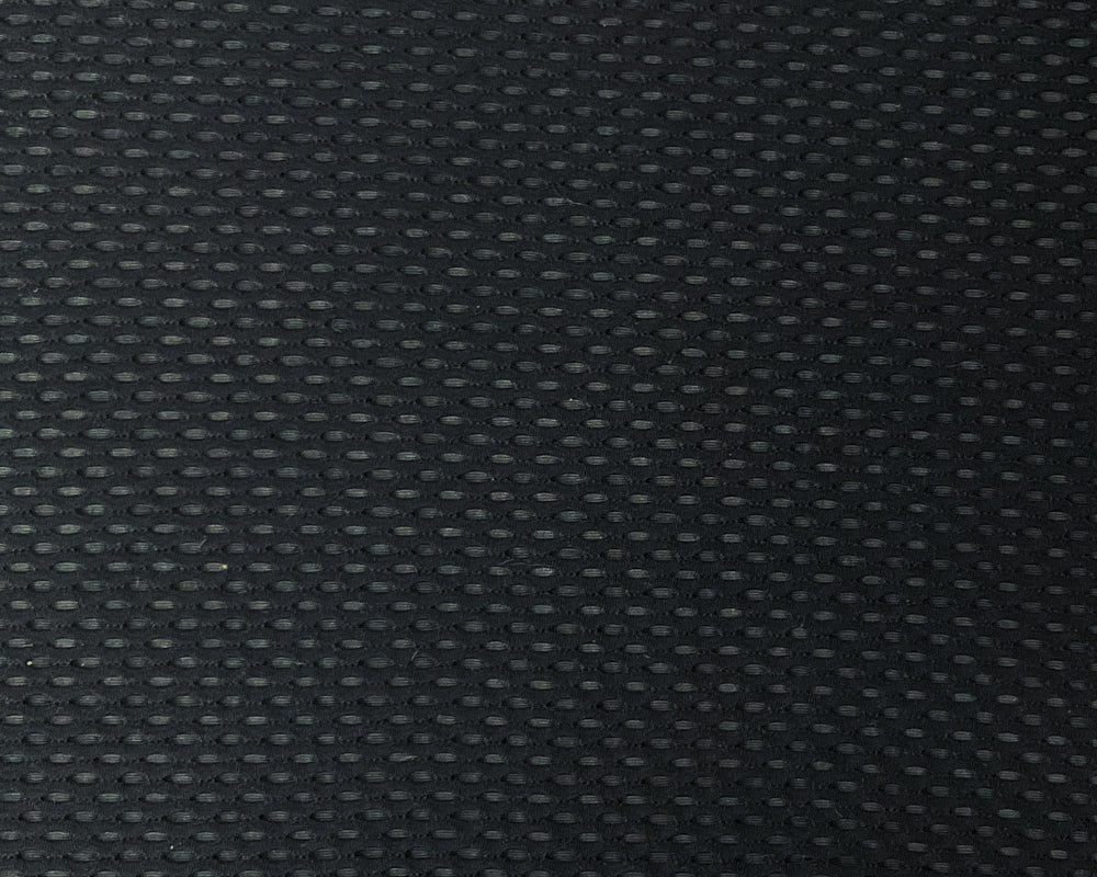 Black Nylon Spandex Stretch Mesh Knit Famous Maker Yoga Fabric - Image 3