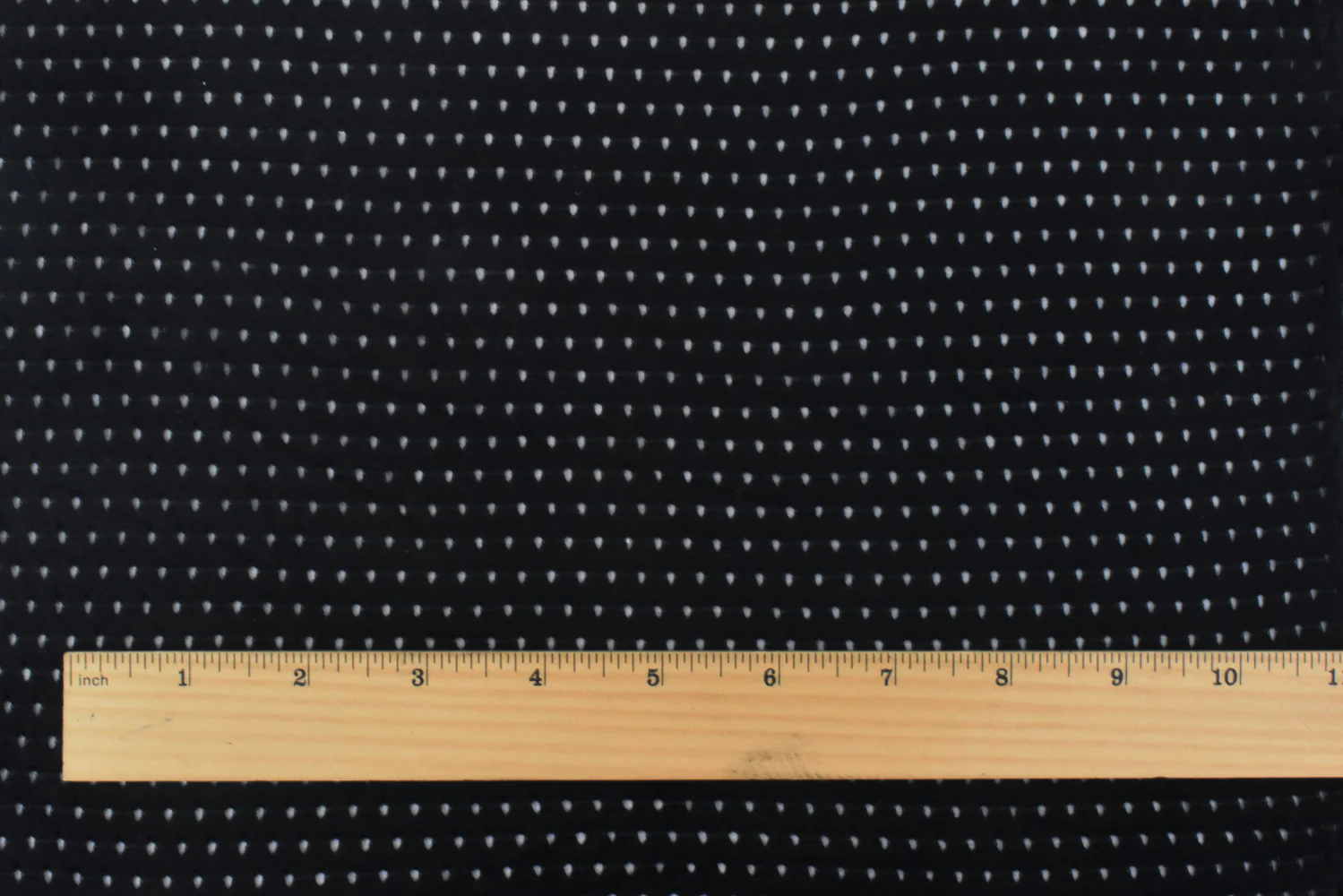 Black Solid Stretch Spandex Rayon Athletic Mesh Knit Fabric - Image 4