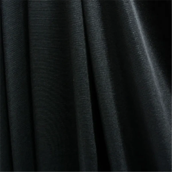Black Stretch Mesh Bolt Fabric