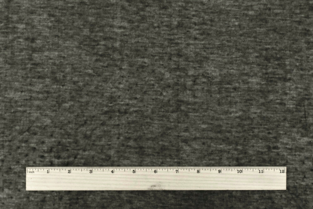 Black-White Viscose Pointelle Stretch Double Knit Fabric - Image 5