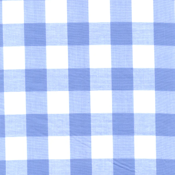 Blue 1 Inch Gingham Fabric - Reorderable