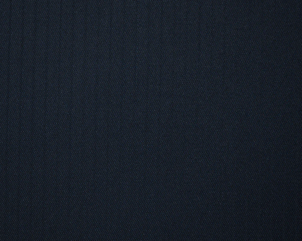 Blue-Black Wool Poly Slub Twill Woven Shirting Fabric - Image 4