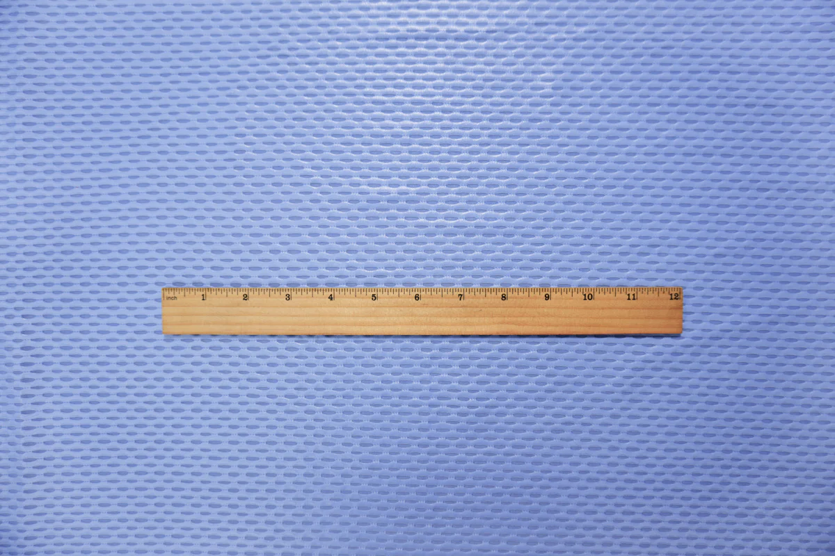Blue Famous Maker Nylon Spandex 3D Mesh Knit Yoga Fabric - Image 4