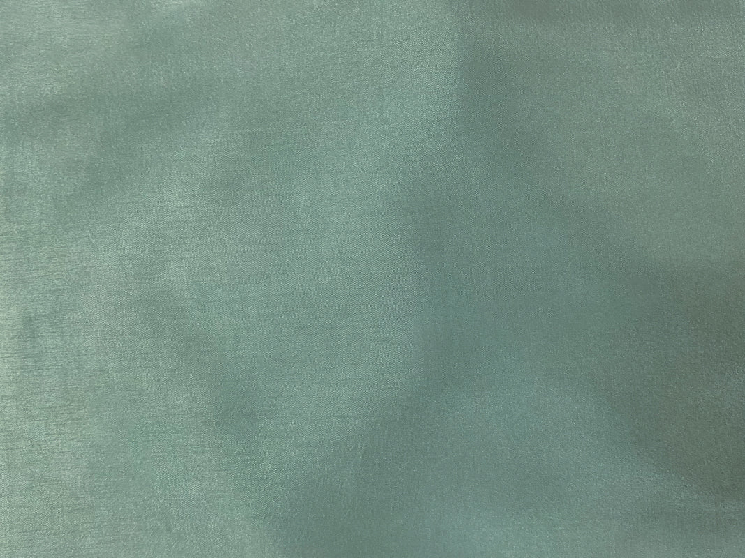 Blue Poly China Silk Solid Lining Woven Fabric - Image 3
