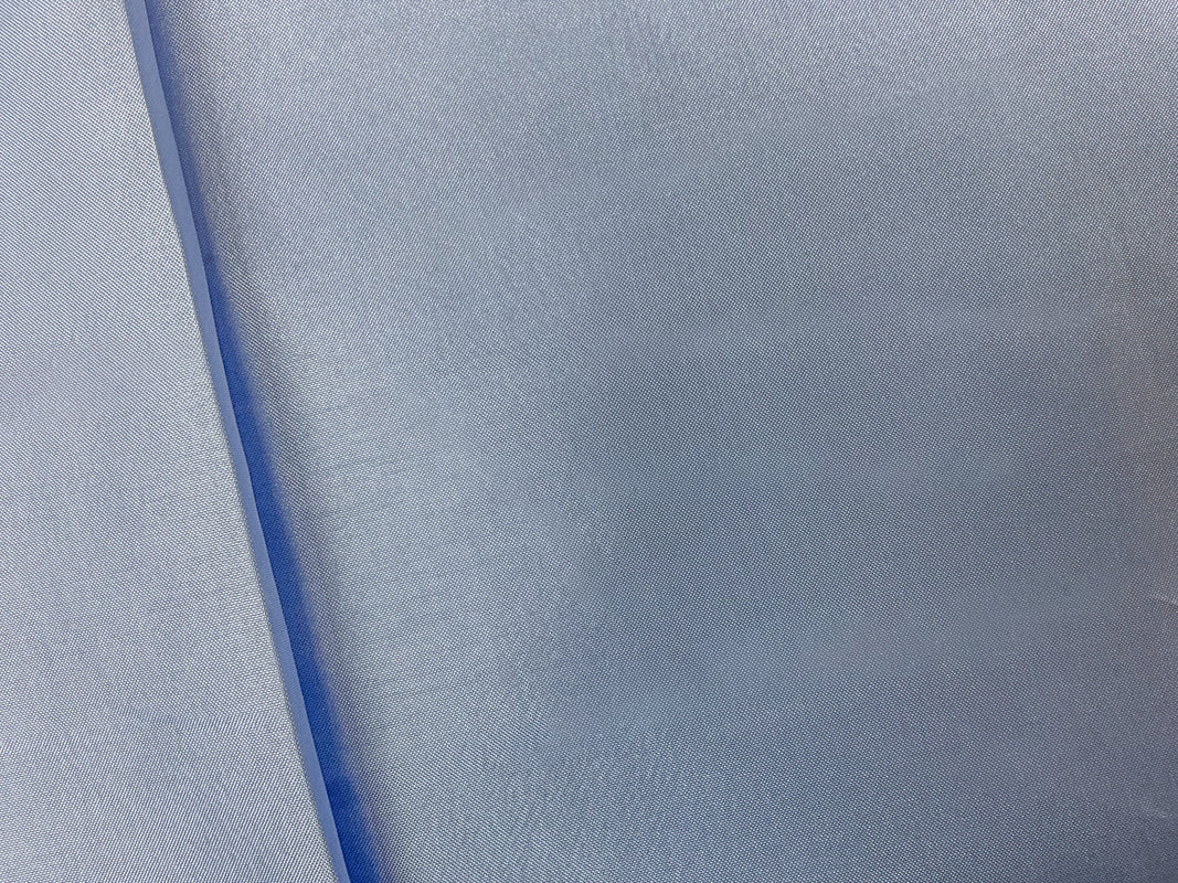 Blue Poly China Silk Solid Lining Woven Fabric - Image 2