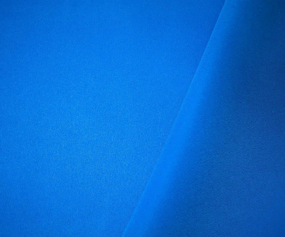 Blue Poly Spandex Stretch Solid Stretch Lamour Woven Fabric - Image 2
