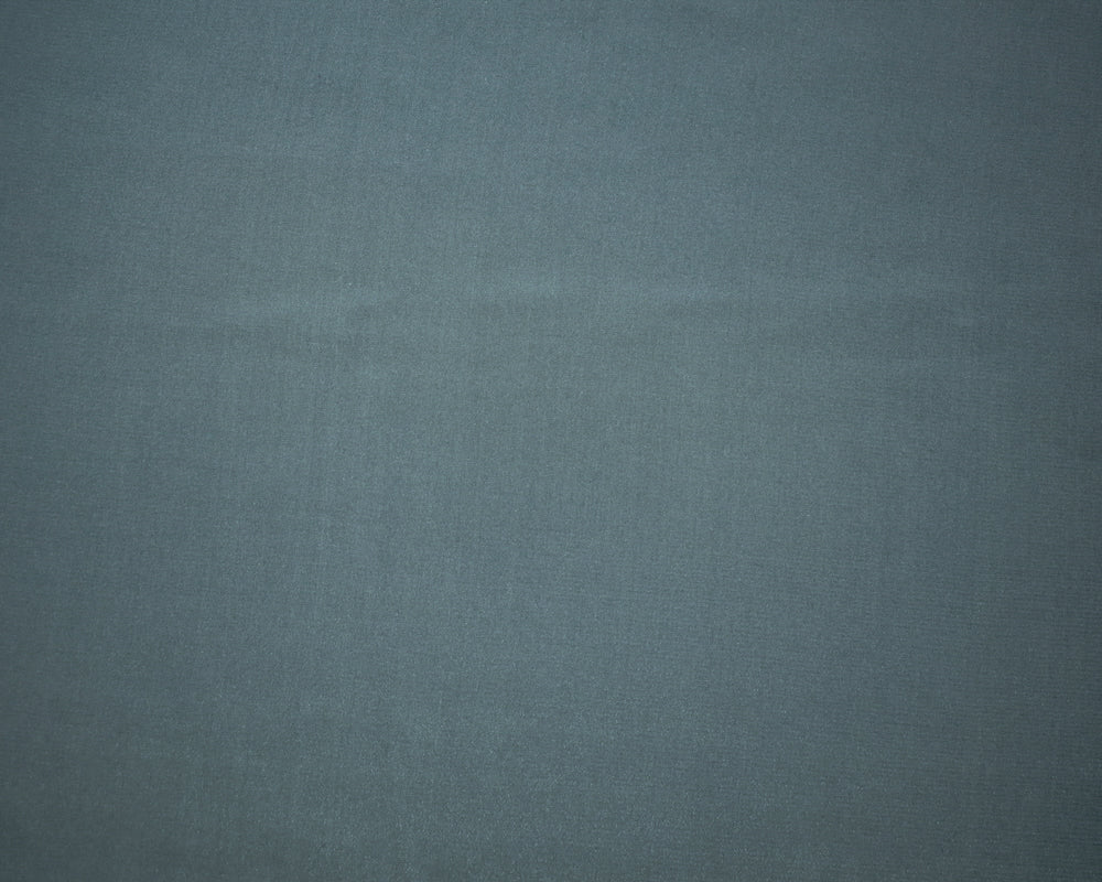 Blue Silk Famous Designer Crepe De Chine Woven Fabric - Image 4