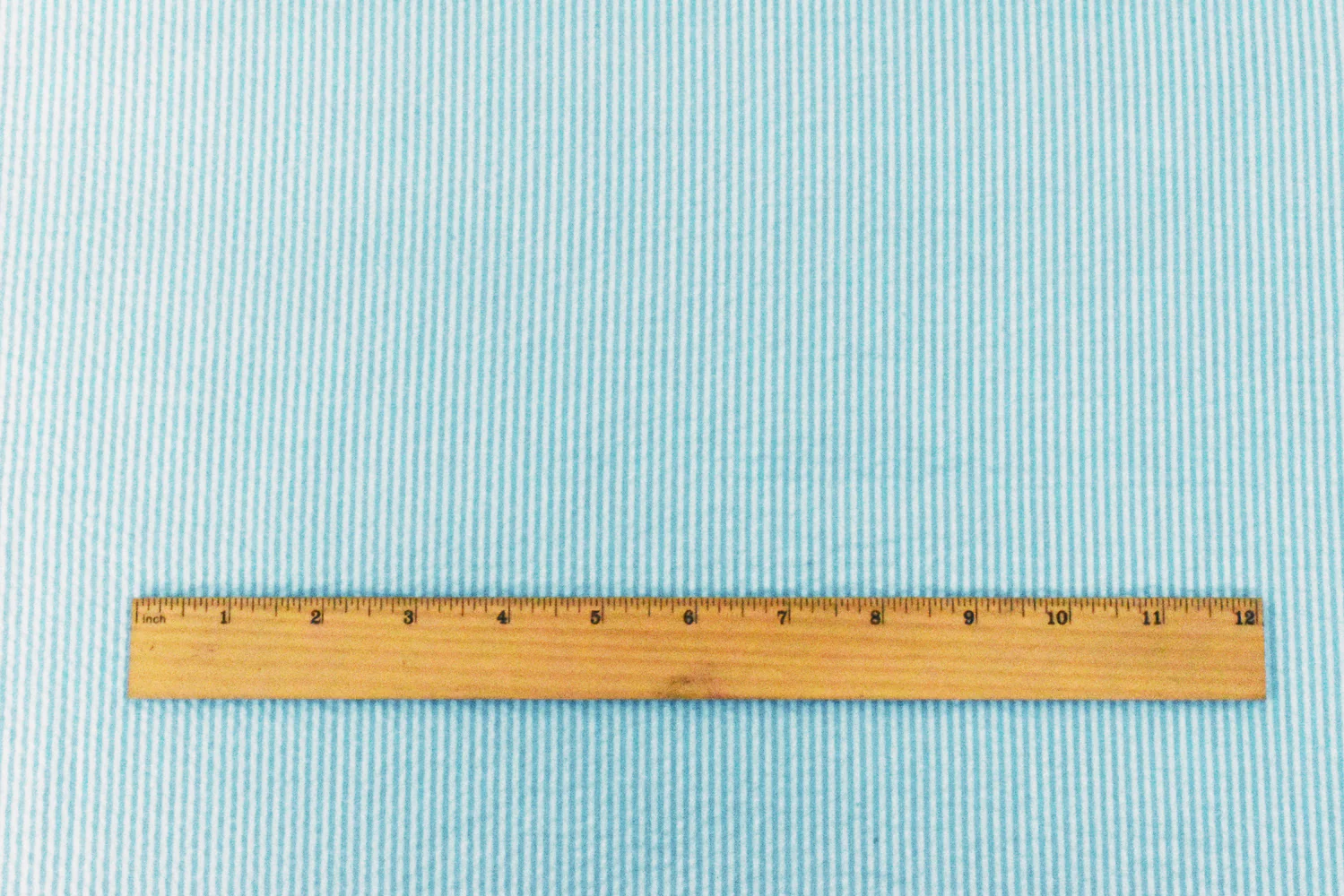 Blue-White Stripe Cotton Poly Seersucker Woven Fabric - Image 5