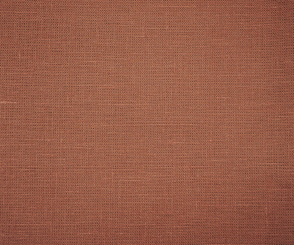 Brown Moygashel Solid Irish Linen Woven Fabric - Image 4