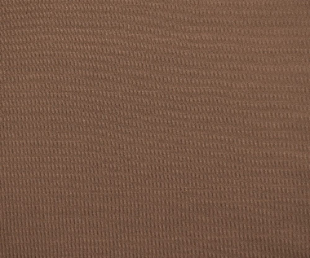 Brown Nylon Stretch Spandex Solid Tricot Activewear Knit Fabric - Image 2