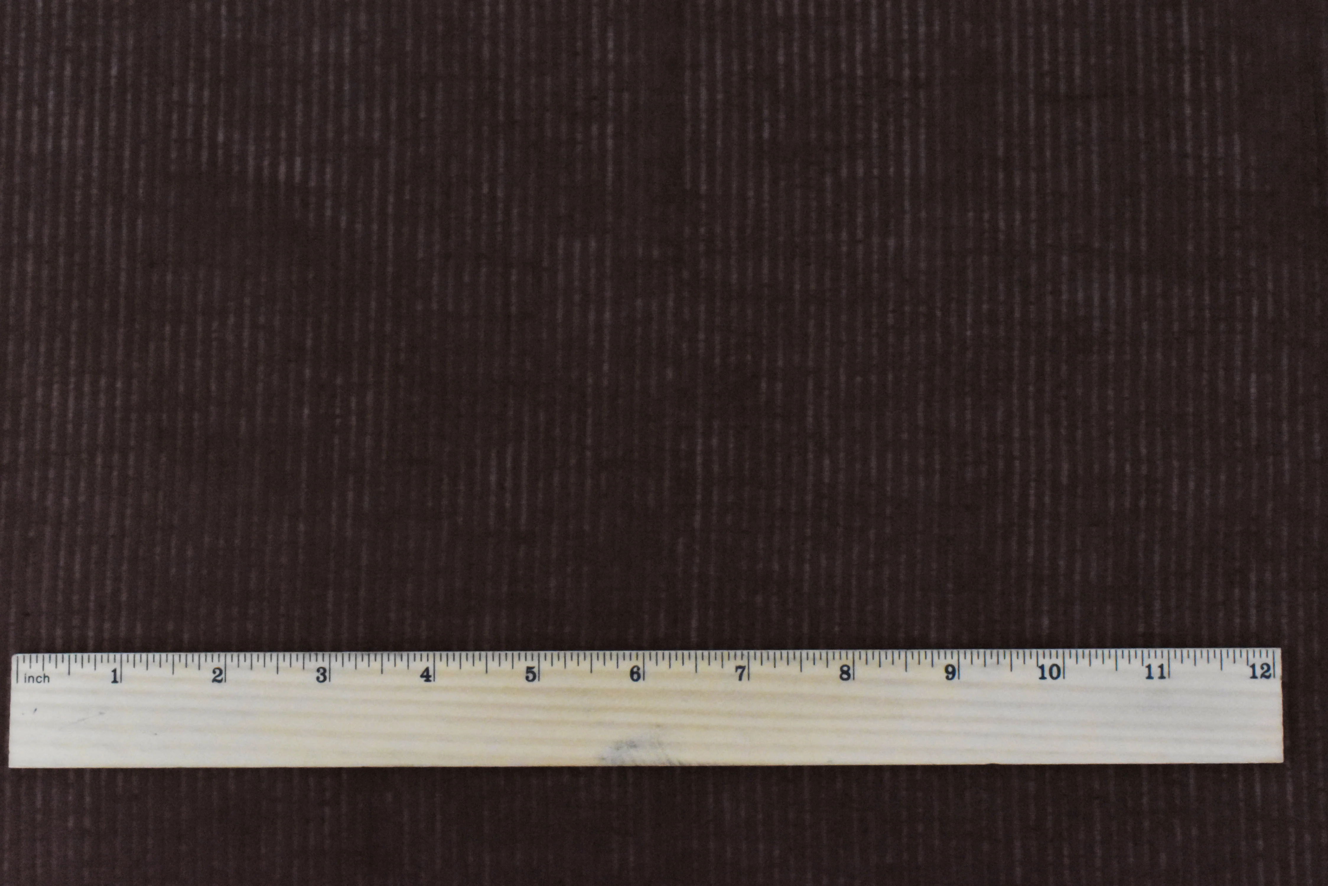 Brown Stripe Cotton Leno Woven Fabric - Image 5