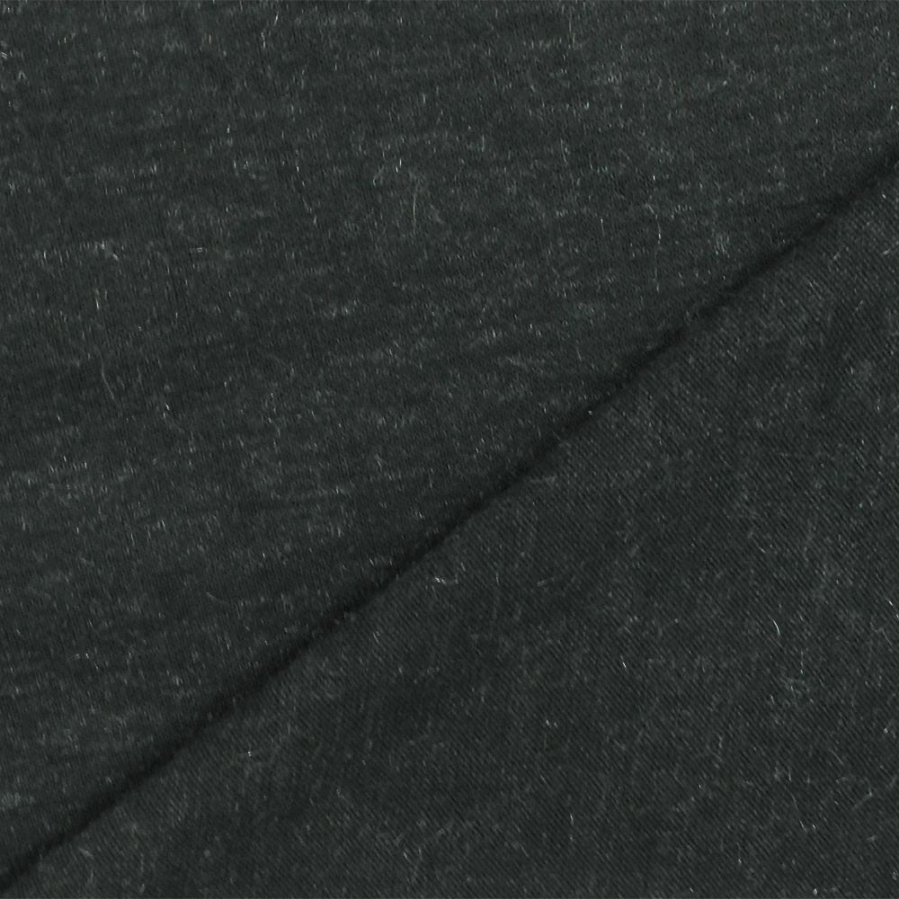 Charcoal Gray-Silver Texture Stretch Rayon Jersey Knit Fabric - Image 2