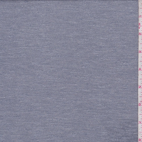 Concrete Grey Slubbed Rayon Sweater Jersey Knit Fabric