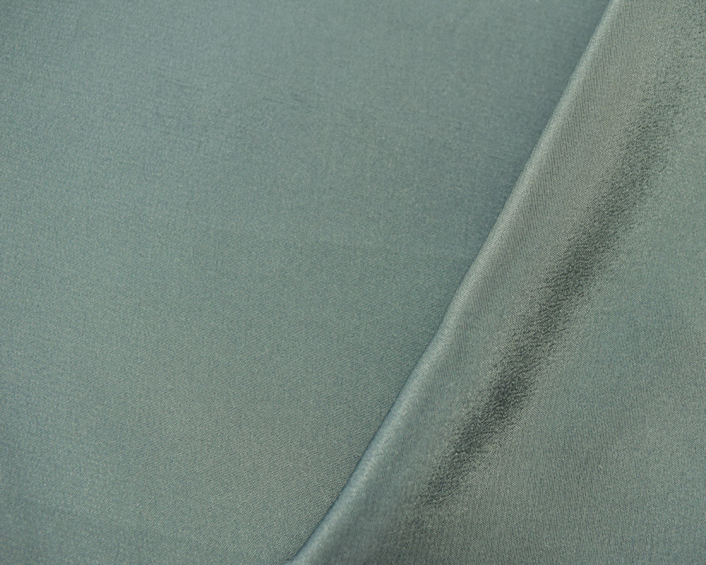 Cool Gray Silk Famous Designer Crepe De Chine Woven Fabric - Image 2
