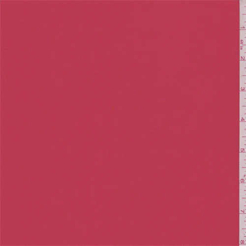 Coral Red Polyester Georgette Fabric