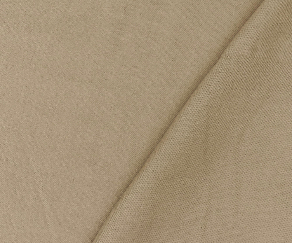 Cream Beige Rayon Challis Solid Woven Fabric - Image 2