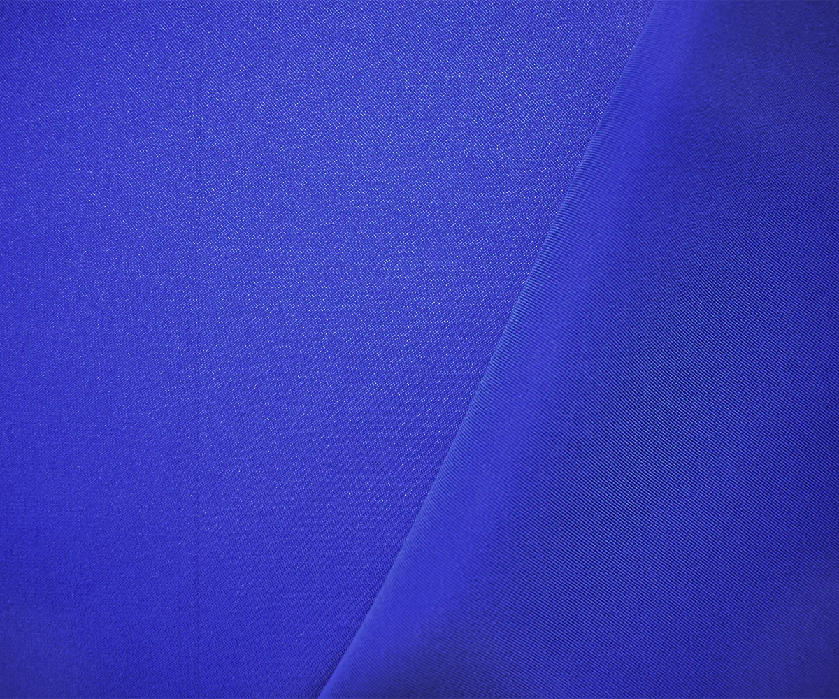 Dark Blue Poly Stretch Spandex Lamour Solid Satin Woven Fabric - Image 2