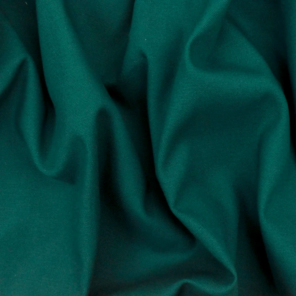 Dark Fantasy Green Solid Stretch Cotton Chino Twill Woven Fabric - Image 3