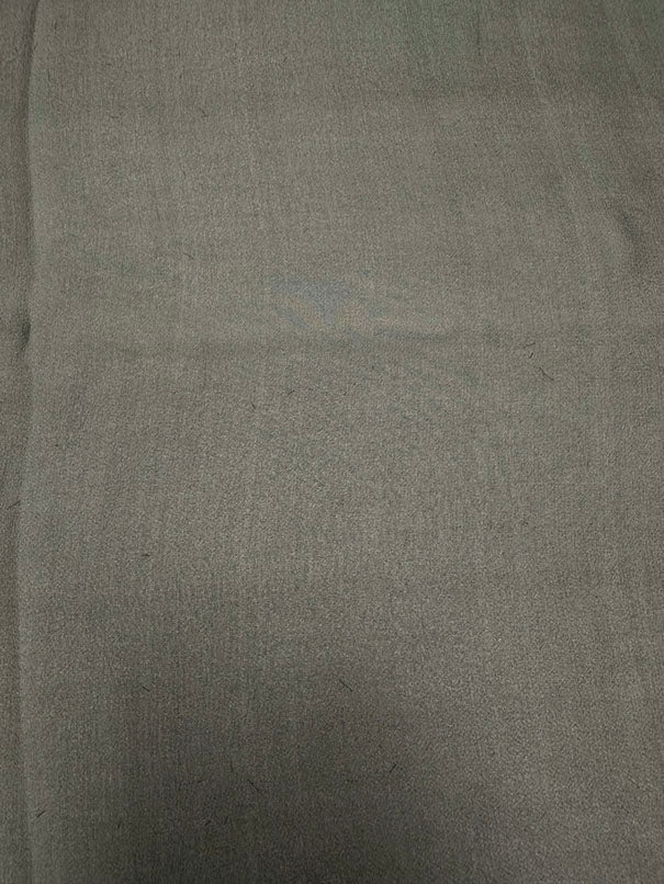 Dark Gray Woven Silk Chiffon Fabric - Image 2
