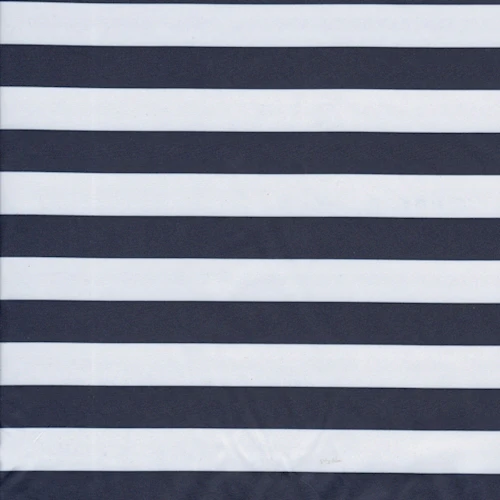 Dark Navy/White Stripe Lining Fabric