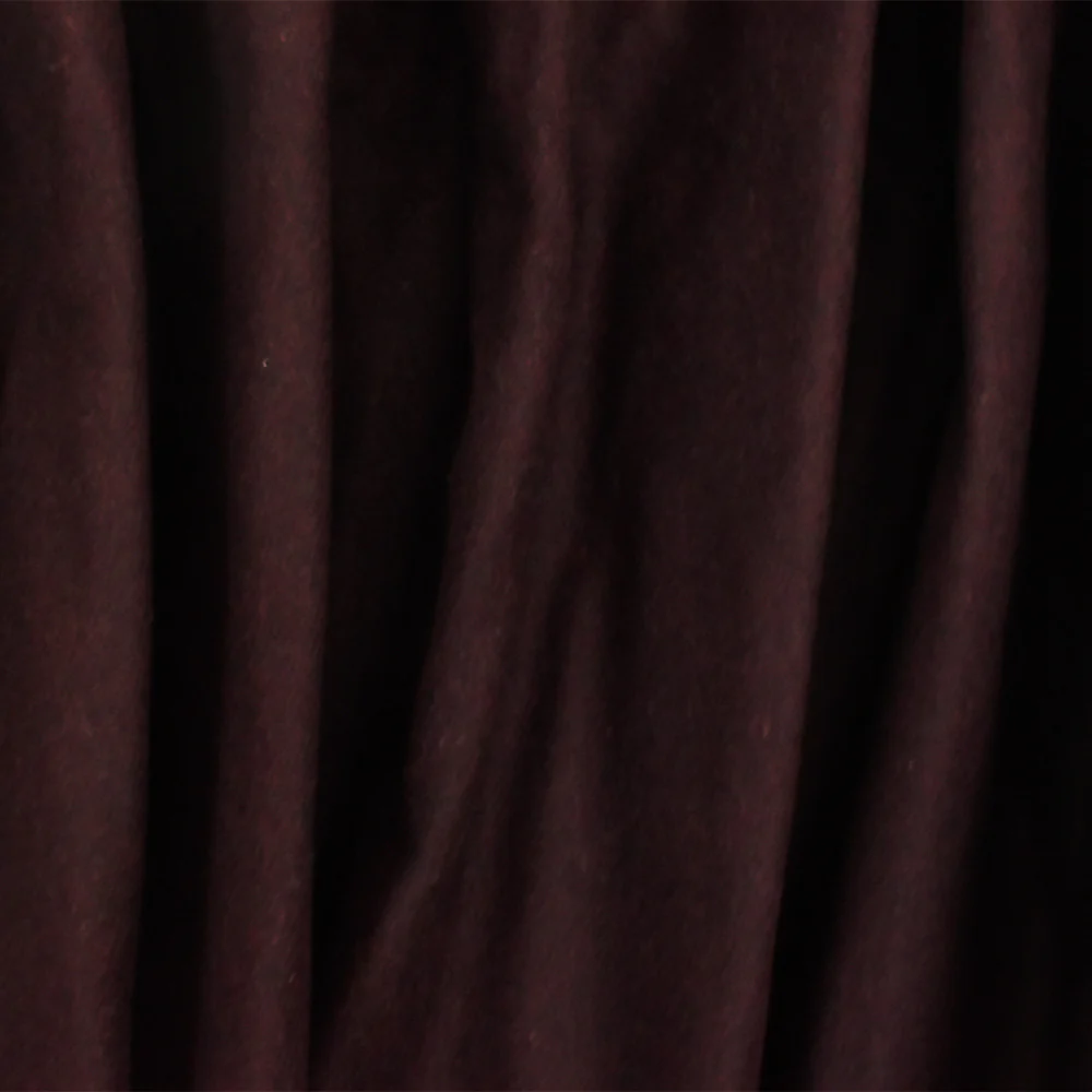 Dark Rust-Black Solid Bonded Double Sided Fabric - Image 2