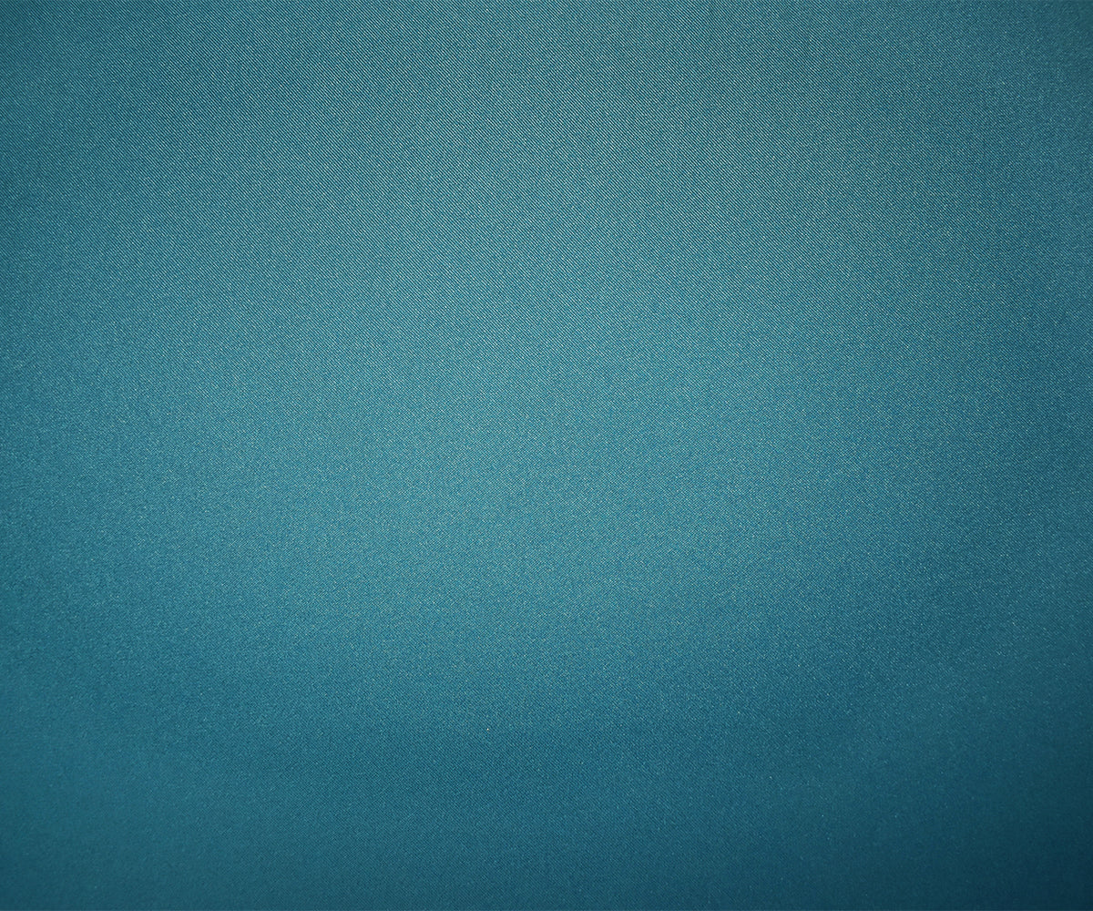 Dark Teal Poly Stretch Spandex Lamour Solid Satin Woven Fabric - Image 4