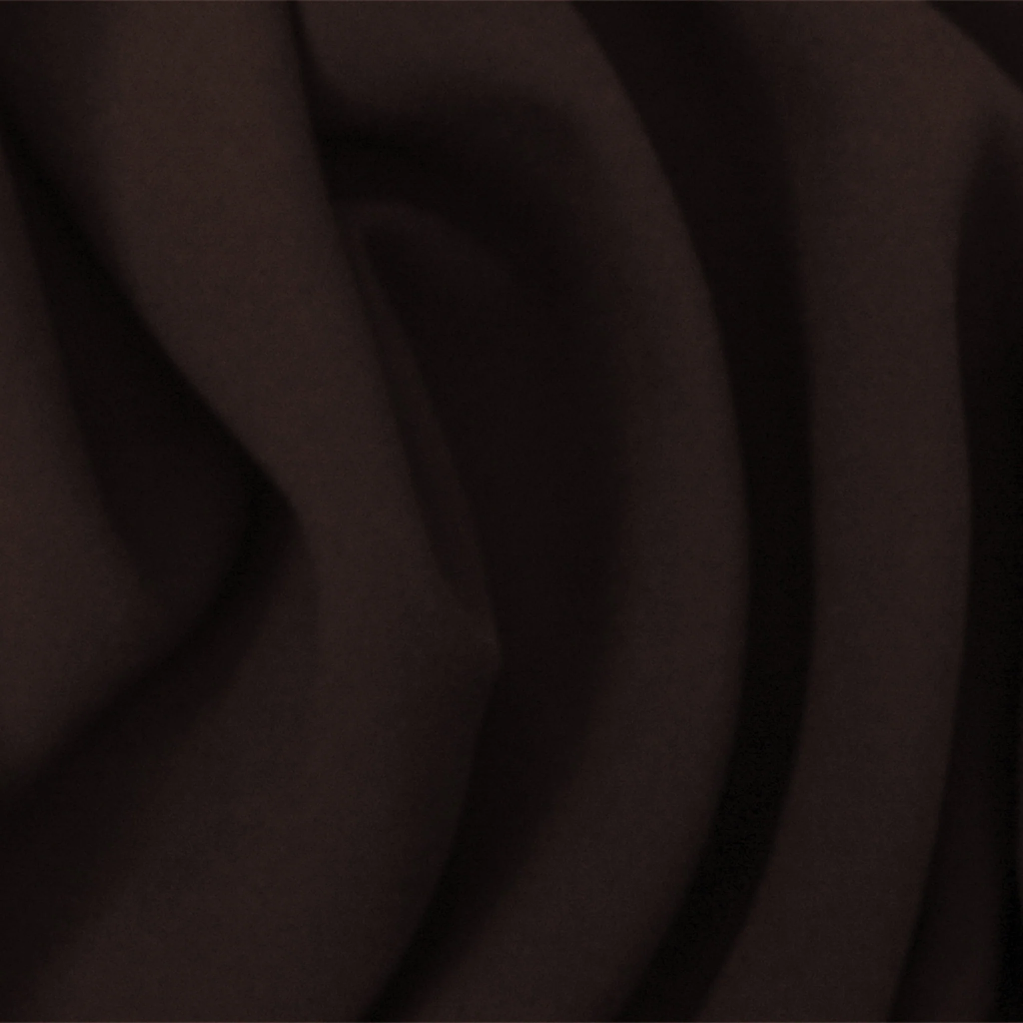Deep Brown Famous Designer Poly Double Sided Crepe Woven Fabric