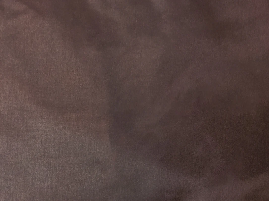 Deep Brown Poly China Silk Solid Lining Woven Fabric - Image 3